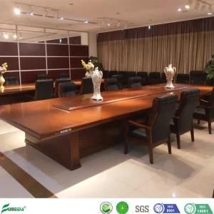 Customized Wooden Veneer Office Meeting Room Table Conference Room Desk for Sale