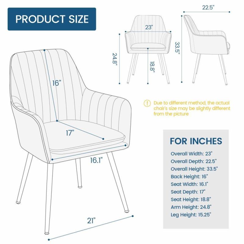 Wood Frame Structure Leisure Chair Lounge Chair with Golden Legs