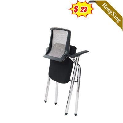 Modern Cheap Price School Student Stainless Steel Chairs Folding Mesh Fabric Conference Training Chair