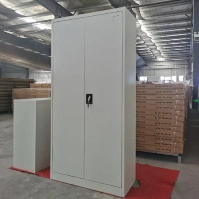 Metal Vertical Filing Cabinet with 2 Swing Doors Knocked-Down File Cabinet