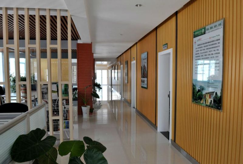 WPC Tube Waterproof and Fireproof PVC Wood Plastic Composite Panel for Partition Wall