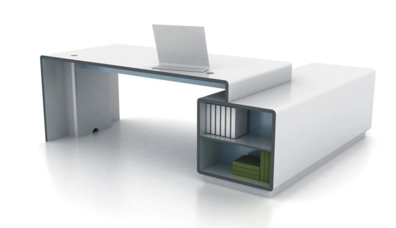 Fashion-Forward L-Shaped Computer Modern Executive Office Table