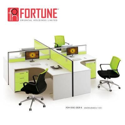 OEM Customized Modern Furniture Partition Type Office Workstation (FOH-SS42-2828-A)