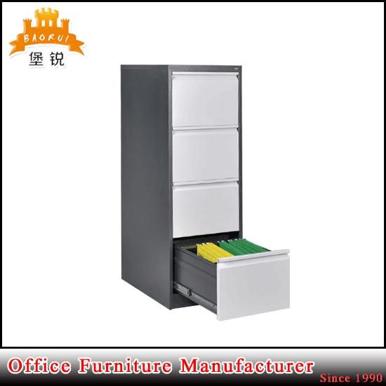 Fas-002-4D Wholesale Knock Down Office Cabinet 4 Drawer Metal Filing Cabinet