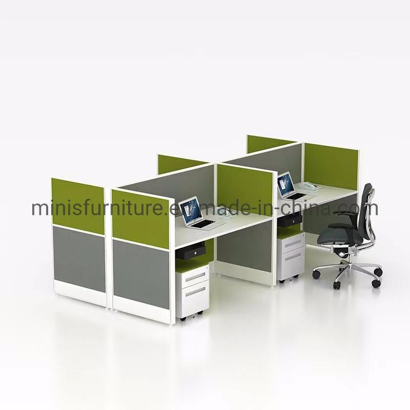 (MN-WS249) Office Partition Staff Workstation Modular Cubicle Desk