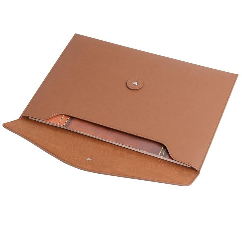 Business File Bags PU Leather Document Organizer Envelope Folder Office File Holder