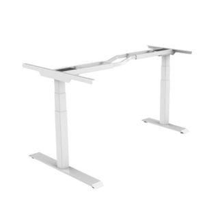 Loctek Ergonomic Furniture Dual Motors 3 Staged L-Type Height Adjustable Desk Frame