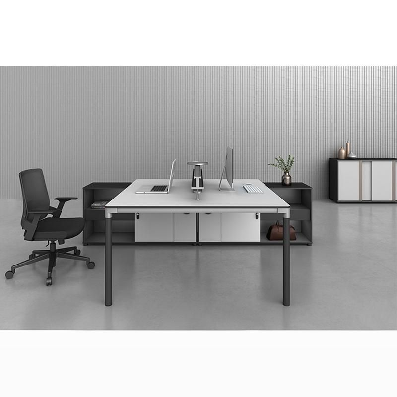 Modern Office Computer Desk Furniture Four Seats Office Workstations
