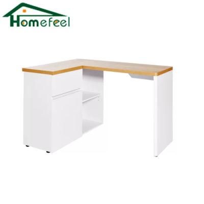Indoor Wooden Furniture White Office Study Computer Desk Cheap Wholesale