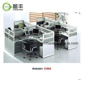 Wooden Furniture Office Workstation Modular Office Desk Yf-G1004