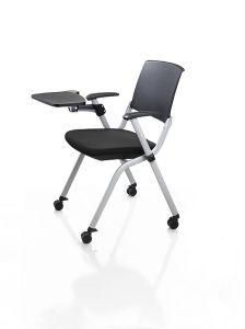Stackable Armrest Writing Board Training Office Chair Plastic Ergonomics Seat