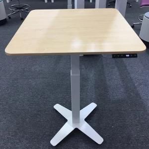 Single Leg One Column Height Adjustable Electric Table Frame Sit or Stand Desk
