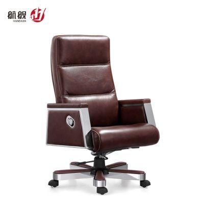 Luxury Comfortable Adjustable Swivel Lift Leather Office Furniture for Boss/Manager