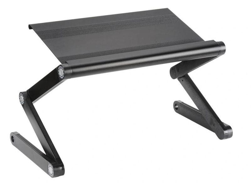 Factory Price Cheap Silver/Black Laptop Table/Stand/Desk