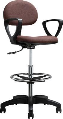 320mm Nylon Base Fixed Glider 260mm Chromed Gas Lift Fixed Height PP Arms Fabric Upholstery for Seat and Back Chair