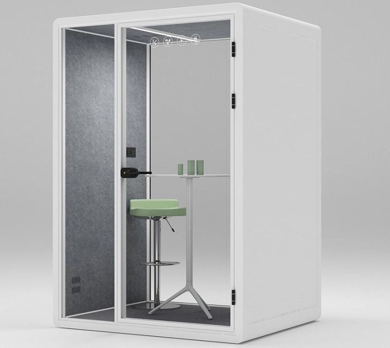 Office Booth Privacy Meeting Pod Office Sound Proof Booth with Furniture Option Sound Isolate Office Pod