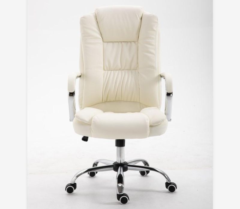 Fabric Revolving Office Chair with Footrest and Arm