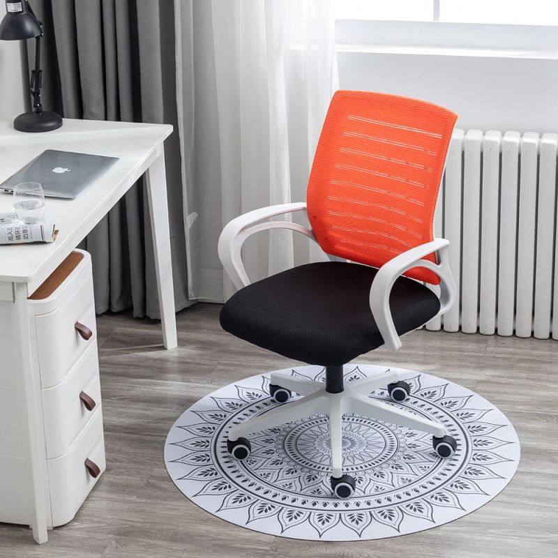 Orange Mesh Chair Office Chair with Revolving Foot From Factory Sale