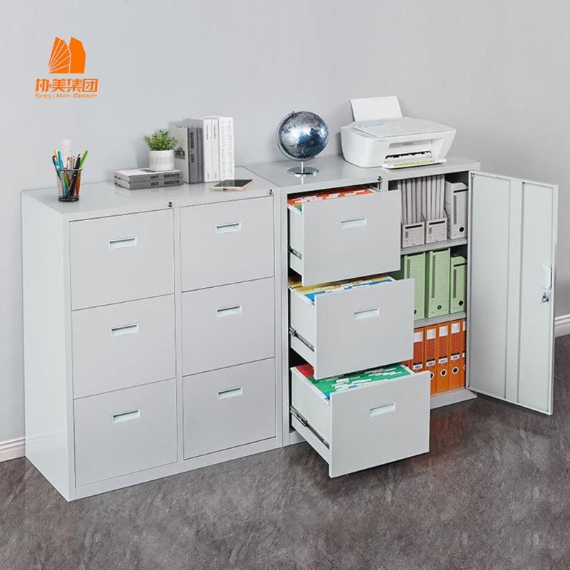 6 Drawers Safe Metal File Cabinet Locker File Cupboard