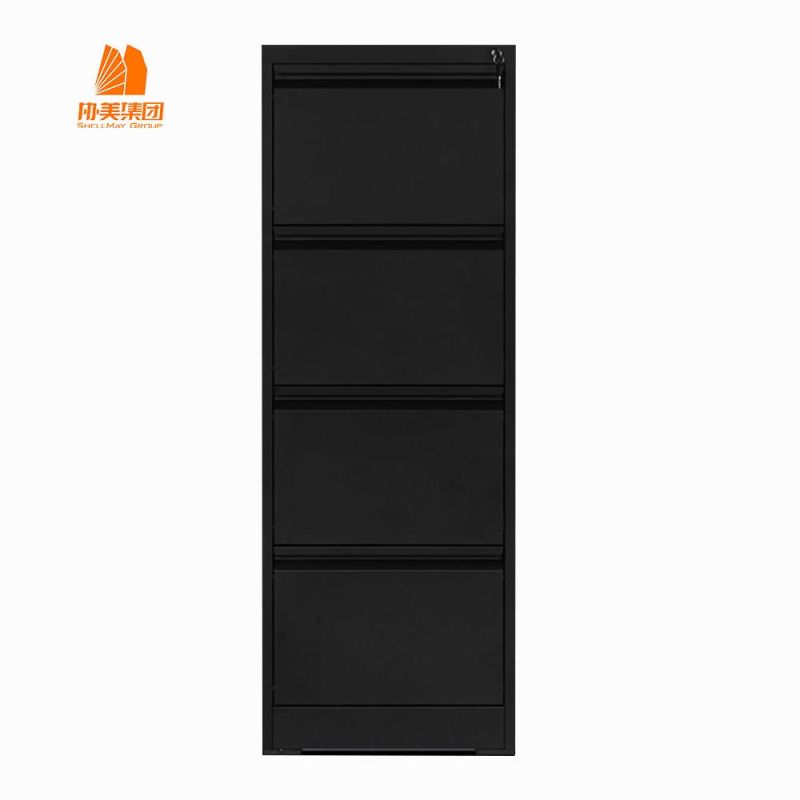 Vertical Filing Cabinet with 4 Push-Puling Door, Customized Modern Furniture