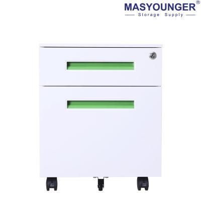 Office Furniture Equipment 2 Drawers Cabinet Filing Cabinet Mobile Pedestal