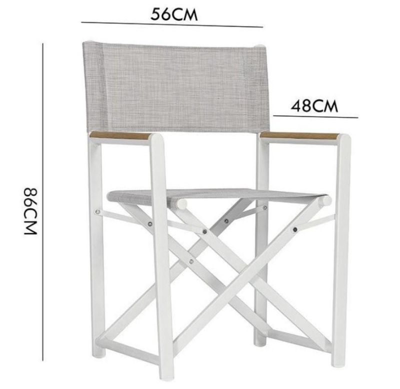 Outdoor Portable Outdoor Aluminium Frames Folding Camping Directors Chairs