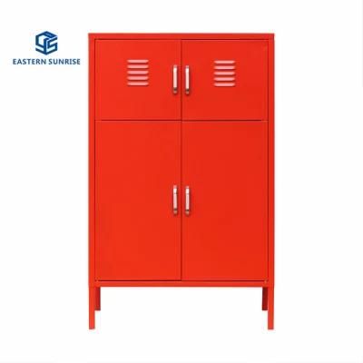 Hallway Bedroom Steel Shoes Hat Bag Clothes Home Cabinet