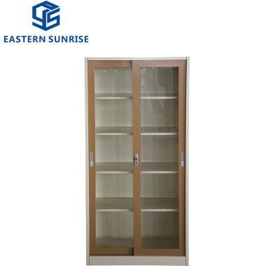 Modern Cheap Storage Metal 2 Sliding Door Cabinet