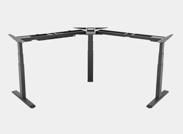 Modern Office Furniture Triple Motor Sit Stand Table Electric Height Adjustable Standing Computer Desk