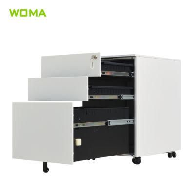 Manufacture Steel Mobile Pedestal Filing Cabinet Metal Movable Cabinet