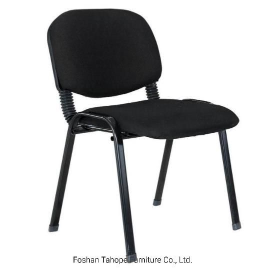 Foshan Office Furniture Company Steel Leg Fabric Student Visitor Training Standing Chair