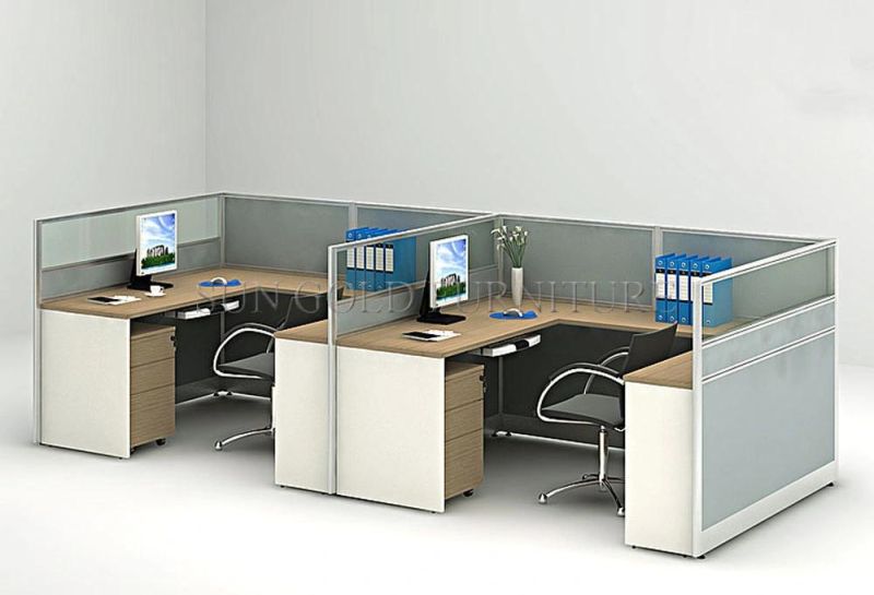 Cheap Offic Furniture Modern Office Partition Cubicle Office Workstation (SZ-WS107)