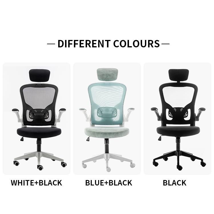 Cheap Price Ergonomic High Quality MID Back All Fabric Modern Executive Black Swivel Office