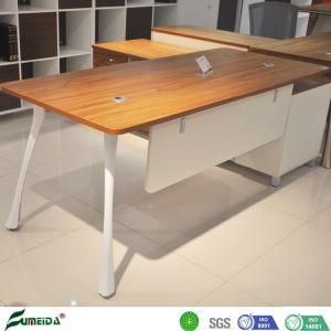 Office Furniture Standing Computer Desks Wooden Executive Table with Metal Legs