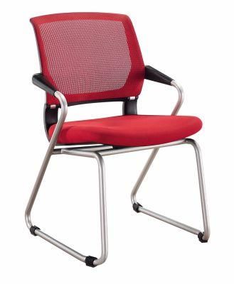 Stackable Office Training Mesh Chair with Caster Arm Chair