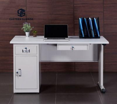Computer Desk Book File Document Table with 3 Storage Drawer