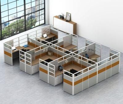 Office Workstation Desk High Quality 6 Person Workstation Factory Call Center Cubicle