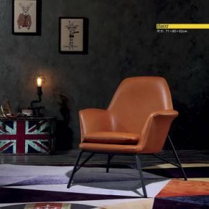Classial Style Leisure Sofa Chair in Fabric&Leather Cover (B107)