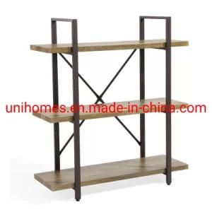 Ladder Shelf, 3-Tier Home Office Bookshelf, Freestanding Storage Shelves, for Living Room Bedroom Kitchen, Metal Frame, Simple Assembly, Industrial