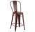 Cheap Luxury Indoor Outdoor Wood Seat Metal Frame Dining Velvet Plastic Tolix Restaurant Cafe Vintage Industrial Dining Chair