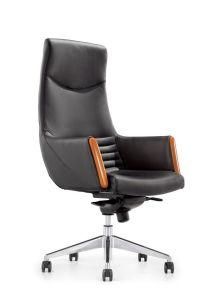Modern Simple Style PU Leather High Back Chair (F127)