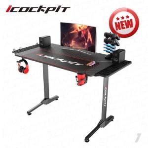 Icockpit New Model OEM Logo Ergonomic Computer PC Laptop Game Extension Stand Office Gaming Desk