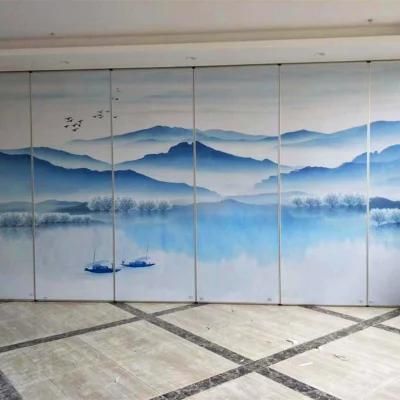 Thailand Aluminum Hanging Rolling Movable Wall Partition Furniture Operable Wall