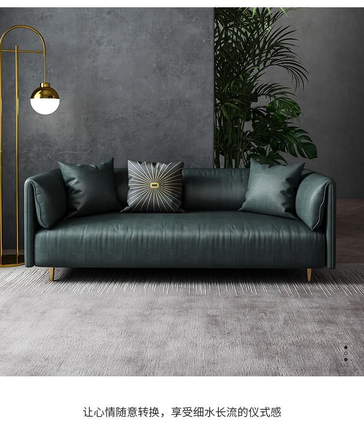 Retro Green fabric Furniture Sofa Reception Couch Benches