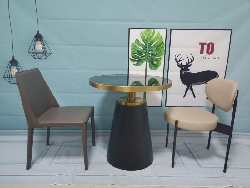 Modern Design Stainless Steel Furniture Metal Gold Finish Coffee Table Furniture