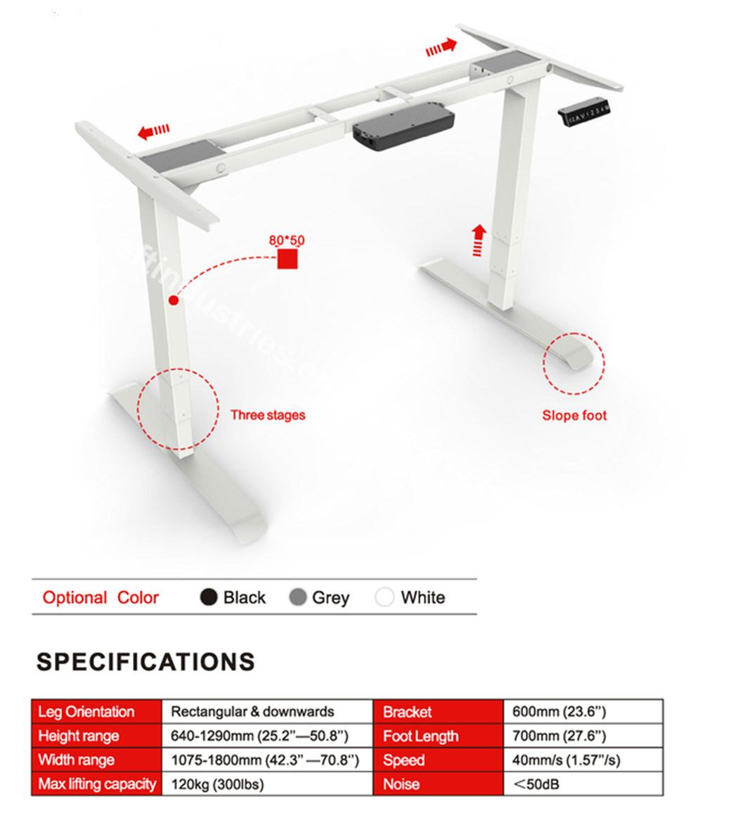 Ergonomic Office Project Electric Height Adjustable Sit Stand Desk