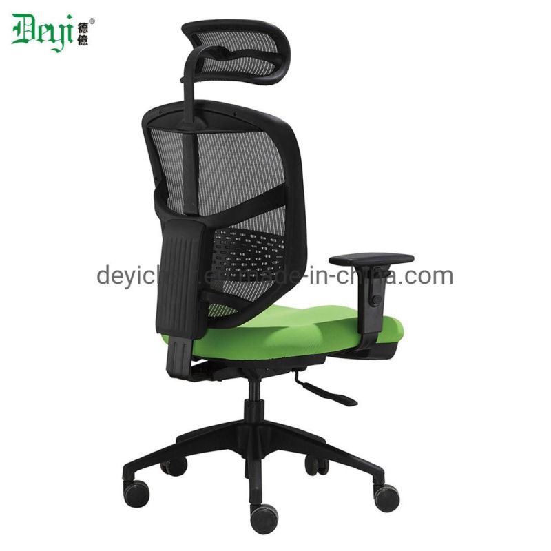 Nylon High Base Caster Adjust Headrest Available Adjustable Armrest Mesh High Back Computer Manager Chair