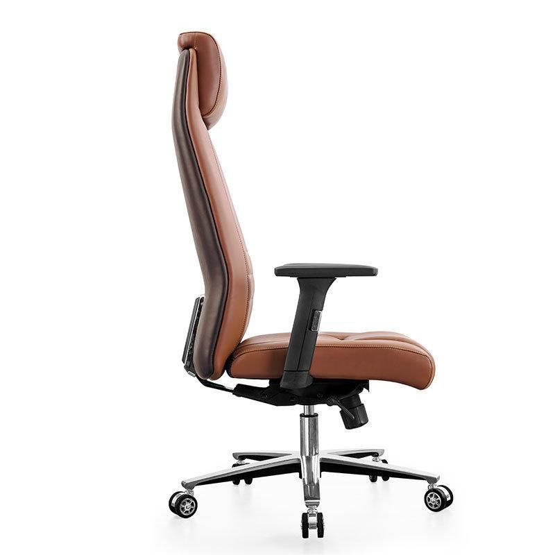 Factory Direct Hot Sale European Traditional Leather Swivel Executive Office Chair