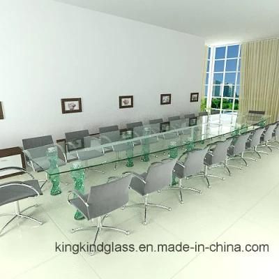 Tempered Glass Conference Office Table
