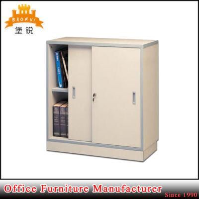 Customized Kd Structure Half Height Sliding Door Metal Filing Cabinet